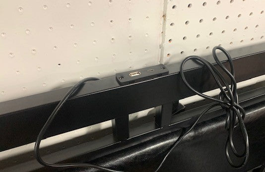 KING SIZE- (1148 USB BLACK)- METAL BED FRAME- WITH SLATTED PLATFORM