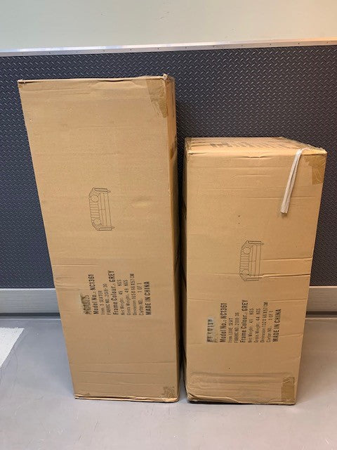 (DF 1361 DARK GREY SL)- VELVET FABRIC SOFA + LOVESEAT