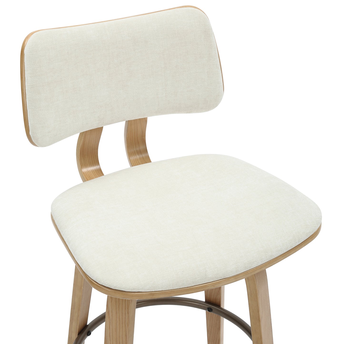 (ZUNI BEIGE)- FABRIC COUNTER STOOL