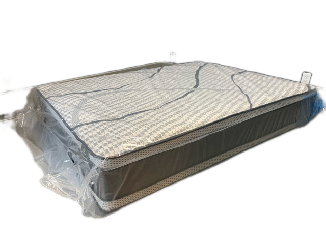 QUEEN SIZE- (WINTON)- 13" THICK- SOFT- FOAM ENCASED- BOTH SIDED PILLOW TOP- CANADIAN MADE POCKET COIL MATTRESS