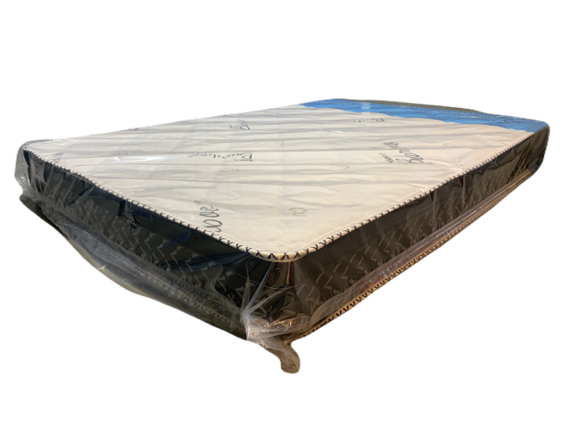 QUEEN SIZE- (BAMBOO SLEEP)- 8.5" THICK- EURO PILLOW TOP- CANADIAN MADE HARD FOAM MATTRESS