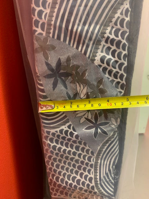 TWIN (SINGLE) SIZE- (BLACK PRINT)- 5" THICK FOAM MATTRESS