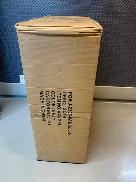 (ANGEL GREY)- VELVET FABRIC- KLIK KLAK SOFA BED