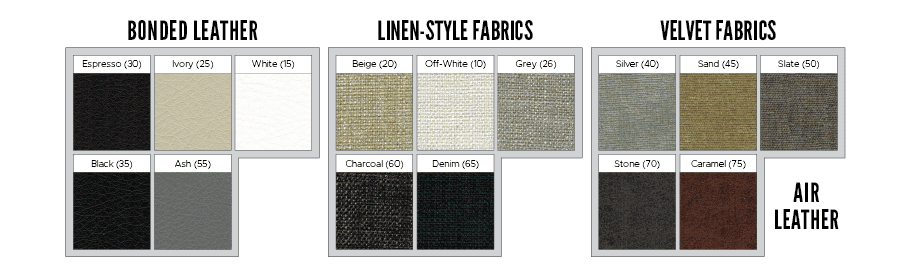 DOUBLE (FULL) SIZE- (198R LIGHT GREY HB)- FABRIC- CANADIAN MADE HEADBOARD- (DELIVERY AFTER 5 WEEKS)