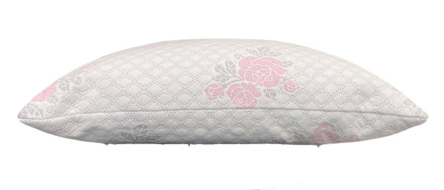STANDARD SIZE- (BELLISIMO ROSE)- FIRM MEMORY FOAM PILLOW- INVENTORY CLEARANCE