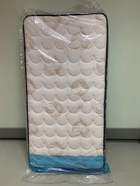 TWIN (SINGLE) SIZE- (COMFORTABLE SLEEP)- 9" THICK- EURO PILLOW TOP- CANADIAN MADE SPRING MATTRESS