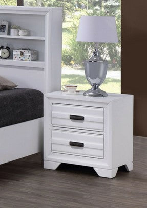 (JOSE WHITE)- WOOD NIGHT STAND- TEXT OR WHATSAPP 416 319 8851 FOR STOCK AVAILABILITY BEFORE PAYING