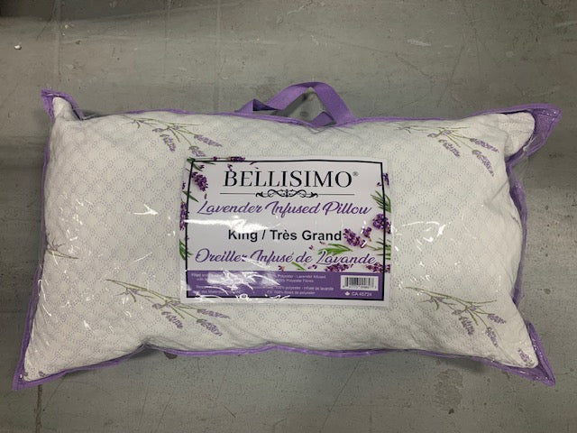 KING SIZE- (BELLISIMO LAVENDER)- FIRM MEMORY FOAM PILLOW