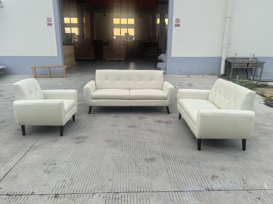 (SARAH CREAM SLC)- FABRIC SOFA + LOVESEAT + CHAIR- TEXT OR WHATSAPP 416 319 8851 FOR STOCK AVAILABILITY BEFORE PAYING