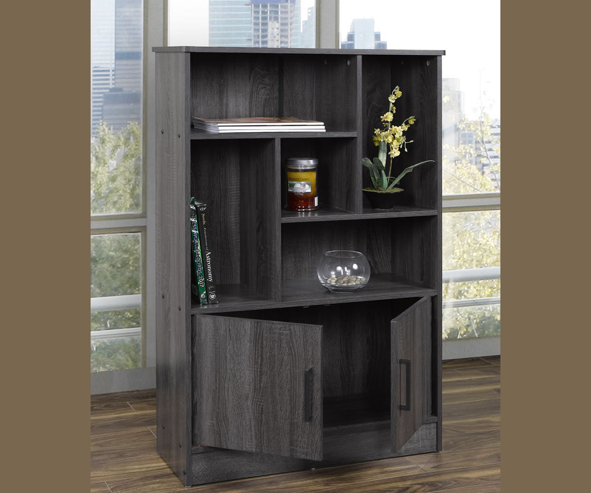 (ZIVA)- WOOD BOOK SHELF