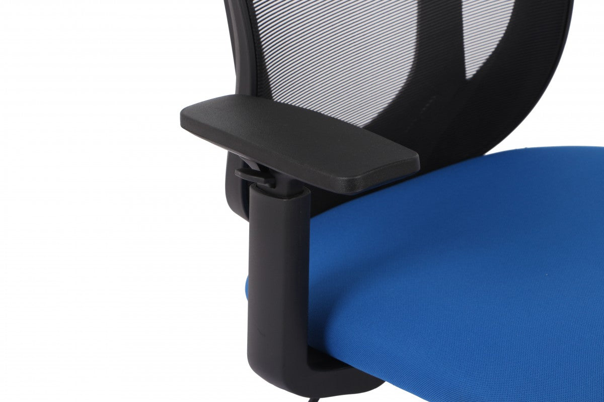 (2818 BLUE)- FABRIC COMPUTER CHAIR