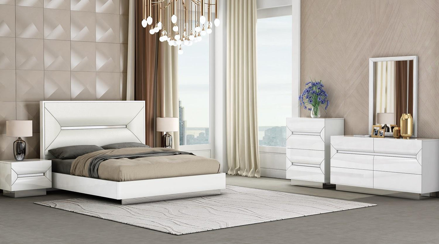 KING SIZE- (1071 WHITE- 8 PC.)- BEDROOM SET- TEXT OR WHATSAPP 416 319 8851 FOR STOCK AVAILABILITY AND CURRENT PRICE