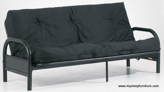 DOUBLE SIZE- (208- 8A)- METAL FUTON FRAME- WITH DELUXE MATTRESS