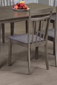 (3115 GREY)- WOOD DINING CHAIR- INVENTORY CLEARANCE- ONLY 1 IN STOCK, MORE AVAILABLE AFTER MAY 7, 2024