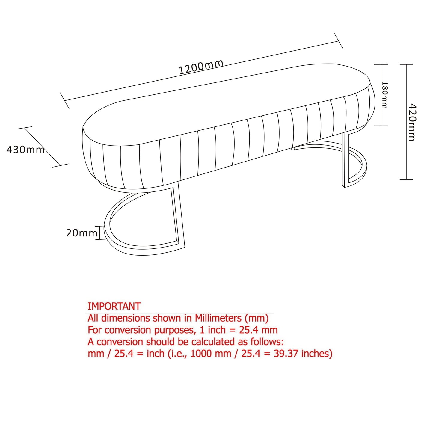 (ZAMORA GREY/ SILVER)- VELVET FABRIC- BENCH