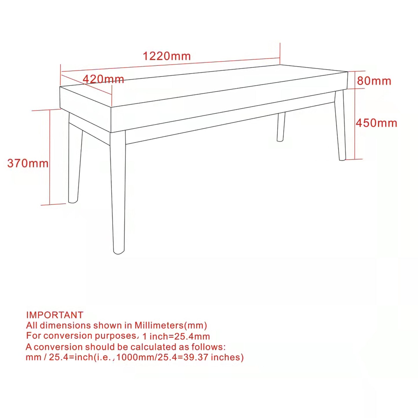 (PEBBLE GREY)- FABRIC- BENCH