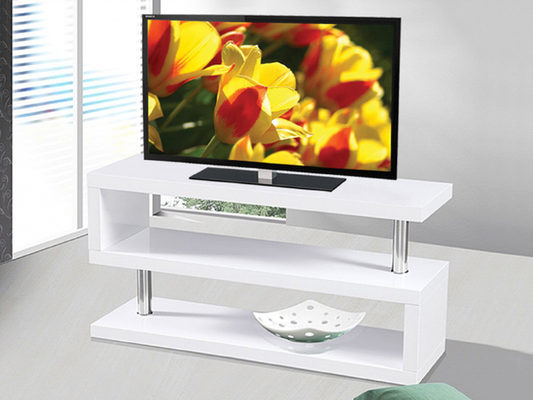(5015 WHITE)- 48" LONG- WOOD TV STAND