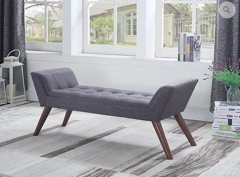 (632 DISCO GREY)- FABRIC BENCH