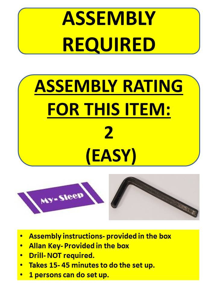 TWIN (SINGLE) SIZE- (2310 BLACK)- METAL BED FRAME- WITH SLATTED PLATFORM