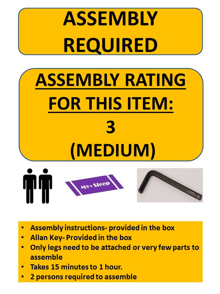 TWIN (SINGLE) SIZE- (128 BLACK)- METAL BED FRAME- WITH SLATTED PLATFORM