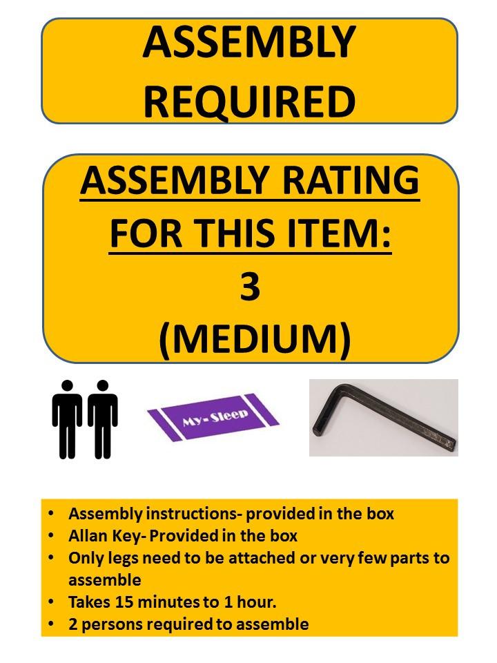 DOUBLE SIZE- (208- 8A BLACK)- 75" LONG- METAL FUTON FRAME- WITH DELUXE MATTRESS