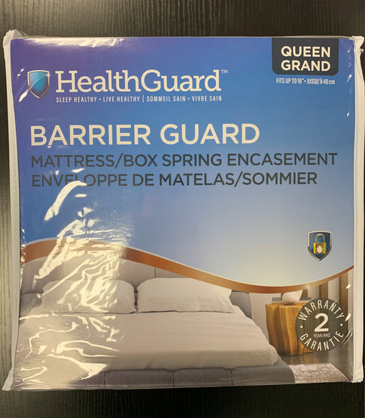 QUEEN SIZE- (HEALTHGUARD BARRIER GUARD)- BED BUG COVER