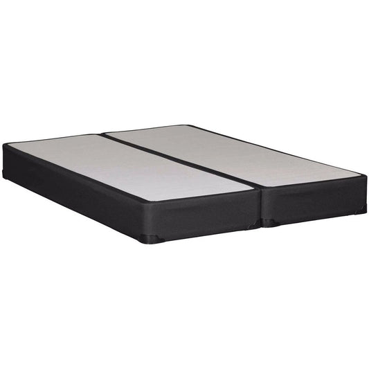DOUBLE SPLIT (DOUBLE IN 2 PCS.) SIZE- (4" THICK WITH PLYWOOD- LOW PROFILE- FACTORY SELECT COLOR)- BOX SPRING