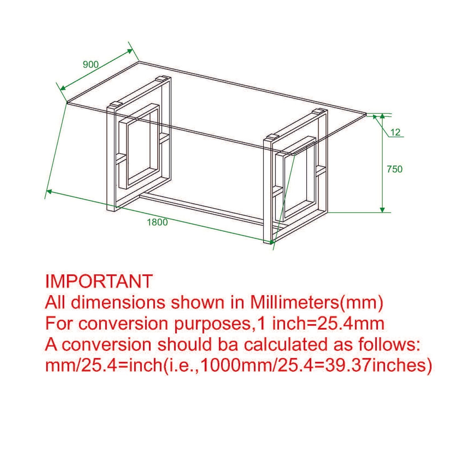 (EROS SILVER- 1)- GLASS- DINING TABLE