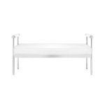 (HELEN B WHITE)- LEATHER BENCH