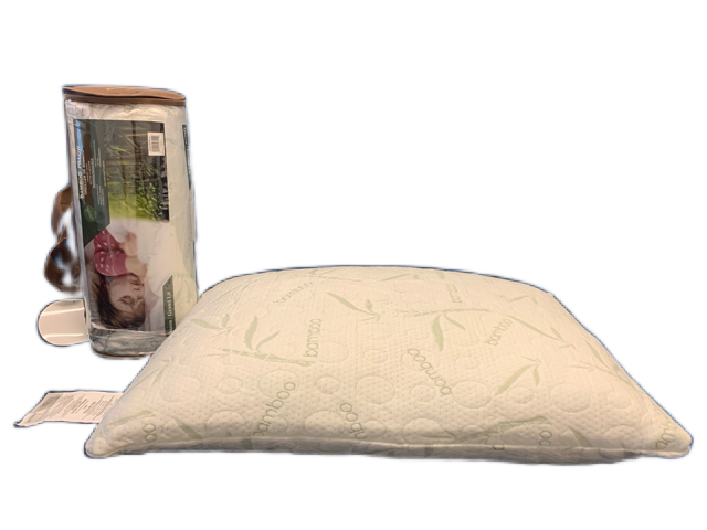 As Seen on TV Miracle Bamboo Pillow, Queen Shredded Memory Foam Pillow with Viscose from Bamboo Cover