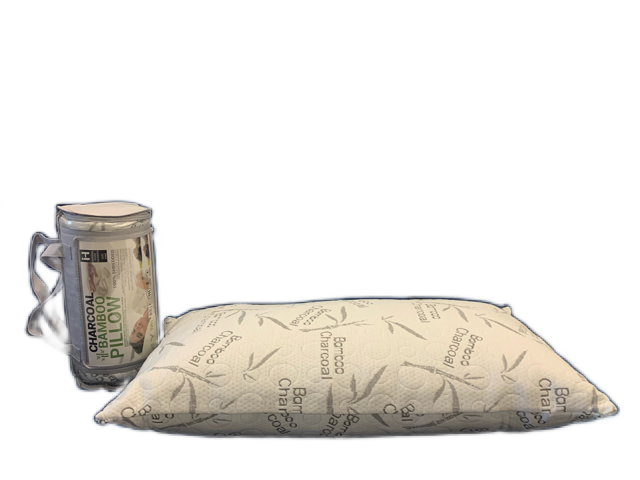 King size bamboo sales memory foam pillow