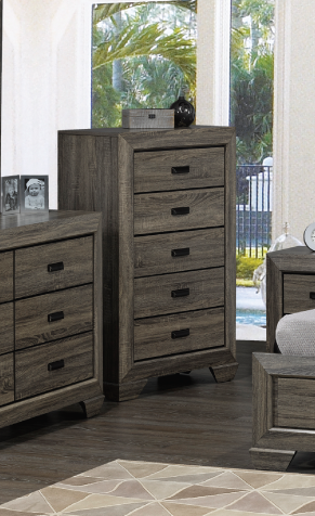 (JENNA GREY- 5)- WOOD CHEST- OUT OF STOCK UNTIL MAY 23, 2025