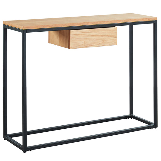 (LANCE)- WOOD- CONSOLE TABLE- WITH DRAWER