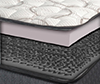 TWIN (SINGLE) SIZE- (ORTHOTONIC)- 8.5" THICK- QUILTED TOP - SPRING MATTRESS