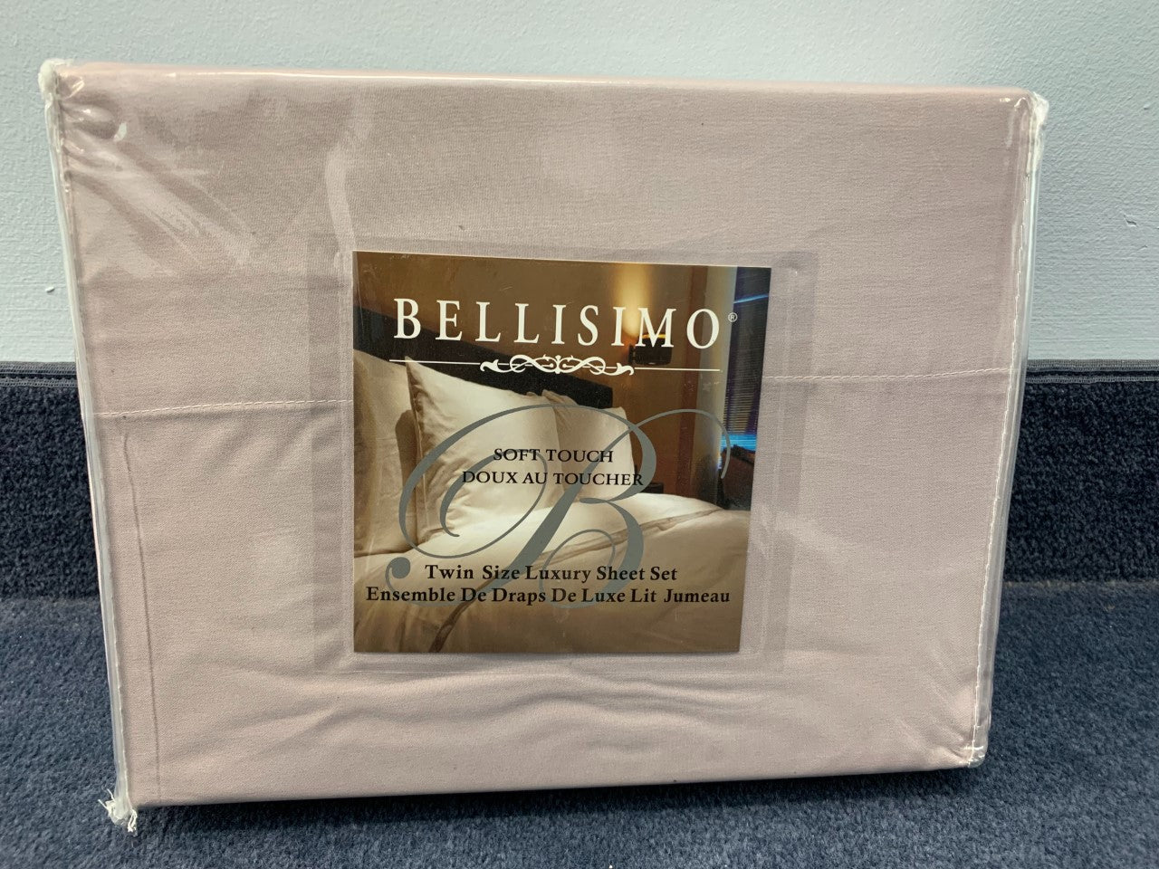 TWIN (SINGLE) SIZE- (BELLISIMO BEIGE)- 3 PC.- SHEET SET