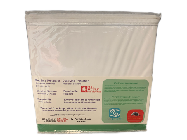 TWIN (SINGLE) SIZE- (SILPURE WATERPROOF)- BED BUG COVER