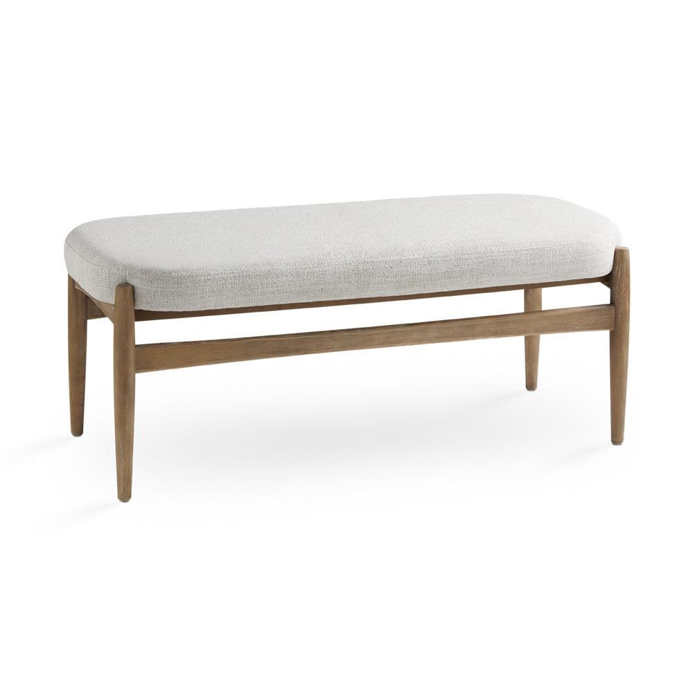 (SALINA LIGHT GREY)- BRENTON FABRIC BENCH- OUT OF STOCK UNTIL MARCH 6, 2026