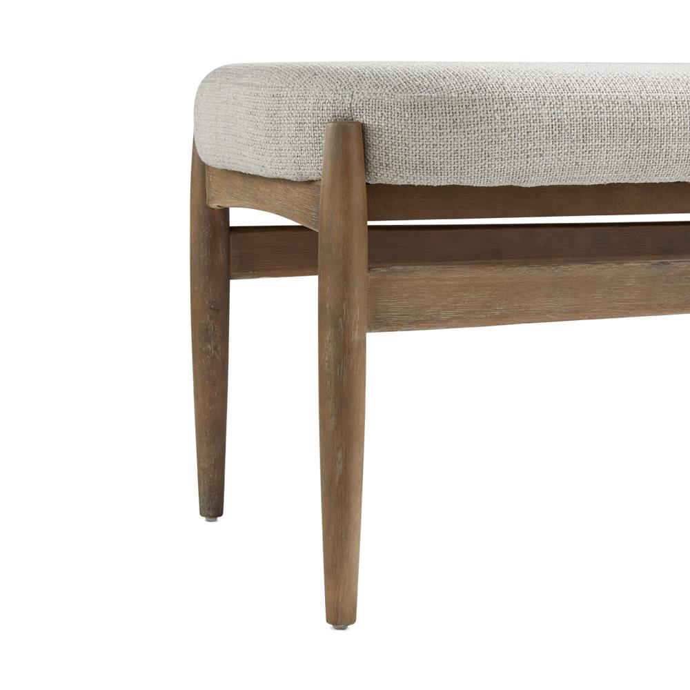 (SALINA LIGHT GREY)- BRENTON FABRIC BENCH- OUT OF STOCK UNTIL MARCH 6, 2026