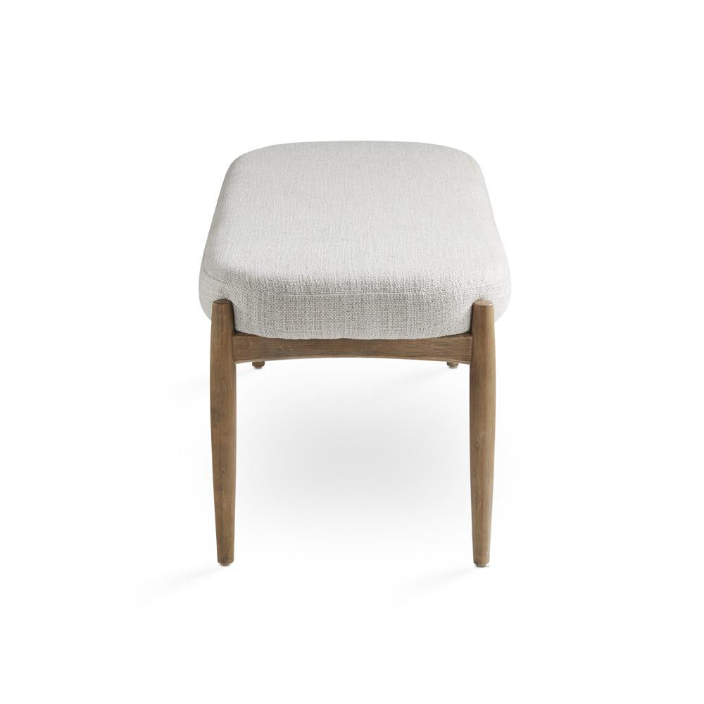 (SALINA LIGHT GREY)- BRENTON FABRIC BENCH- OUT OF STOCK UNTIL MARCH 6, 2026