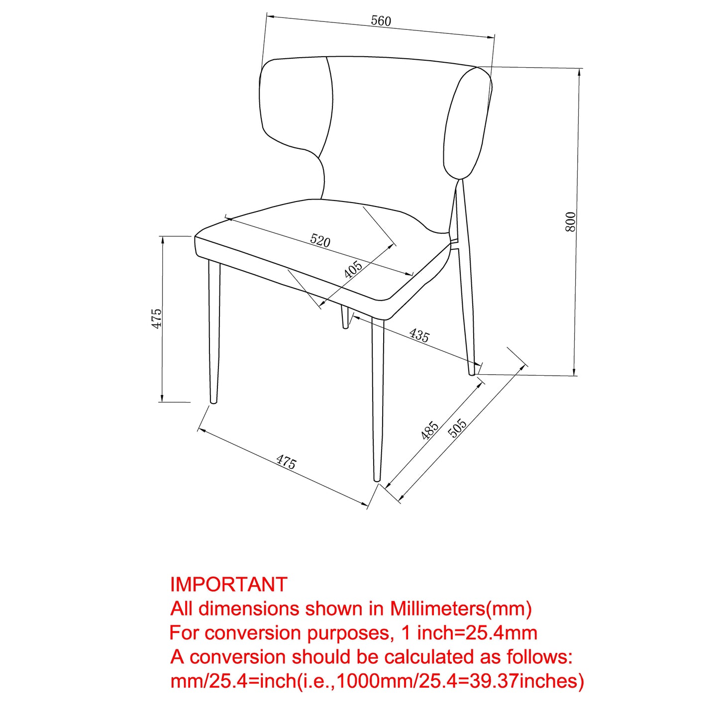 (OLIS BEIGE- 2 PACK)- LEATHER DINING CHAIRS