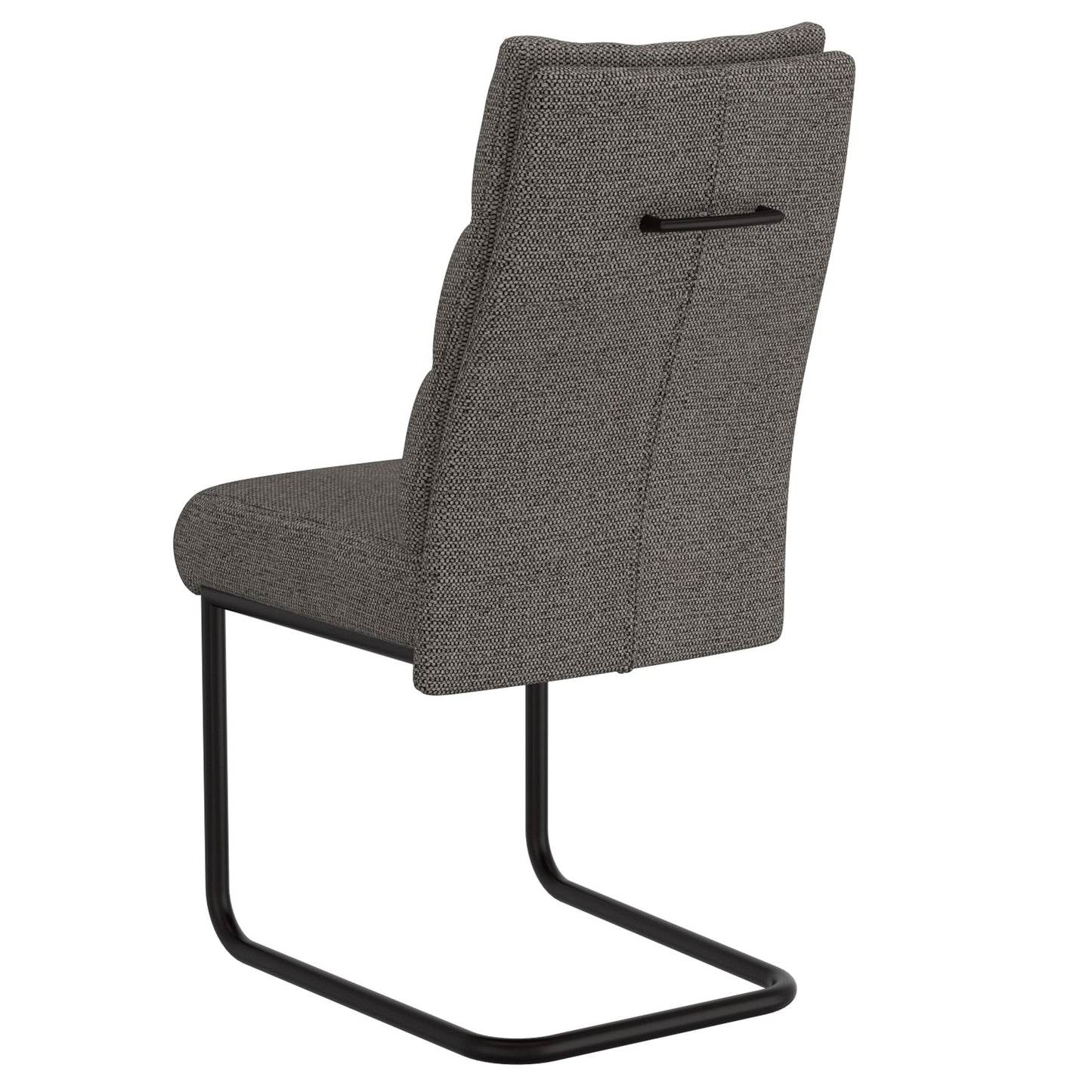 (BRODI CHARCOAL- 2 PACK)- FABRIC DINING CHAIRS
