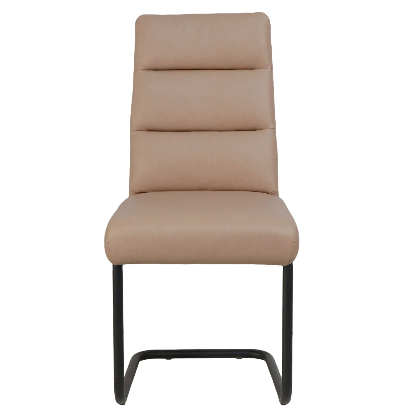 (BRODI MUSHROOM- 2 PACK)- LEATHER DINING CHAIRS