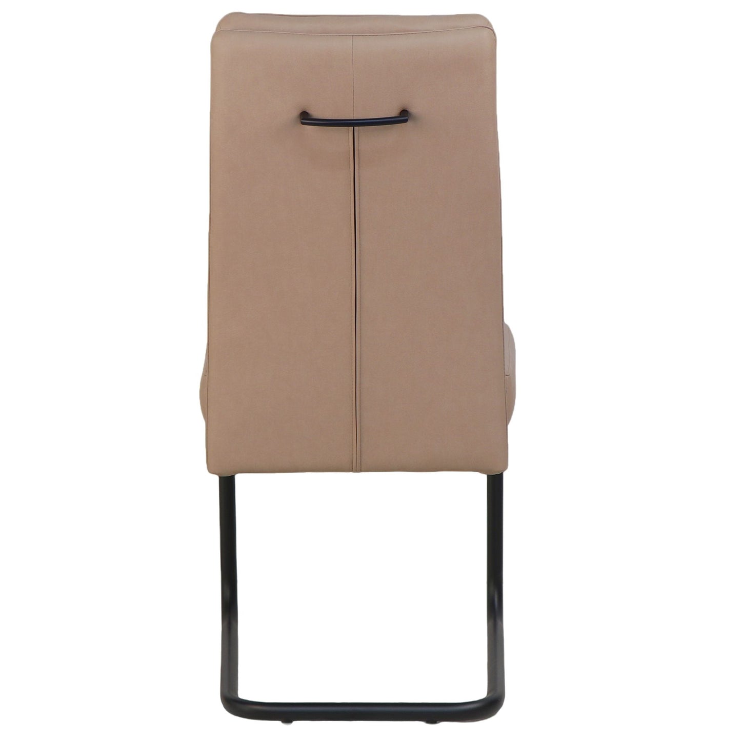 (BRODI MUSHROOM- 2 PACK)- LEATHER DINING CHAIRS