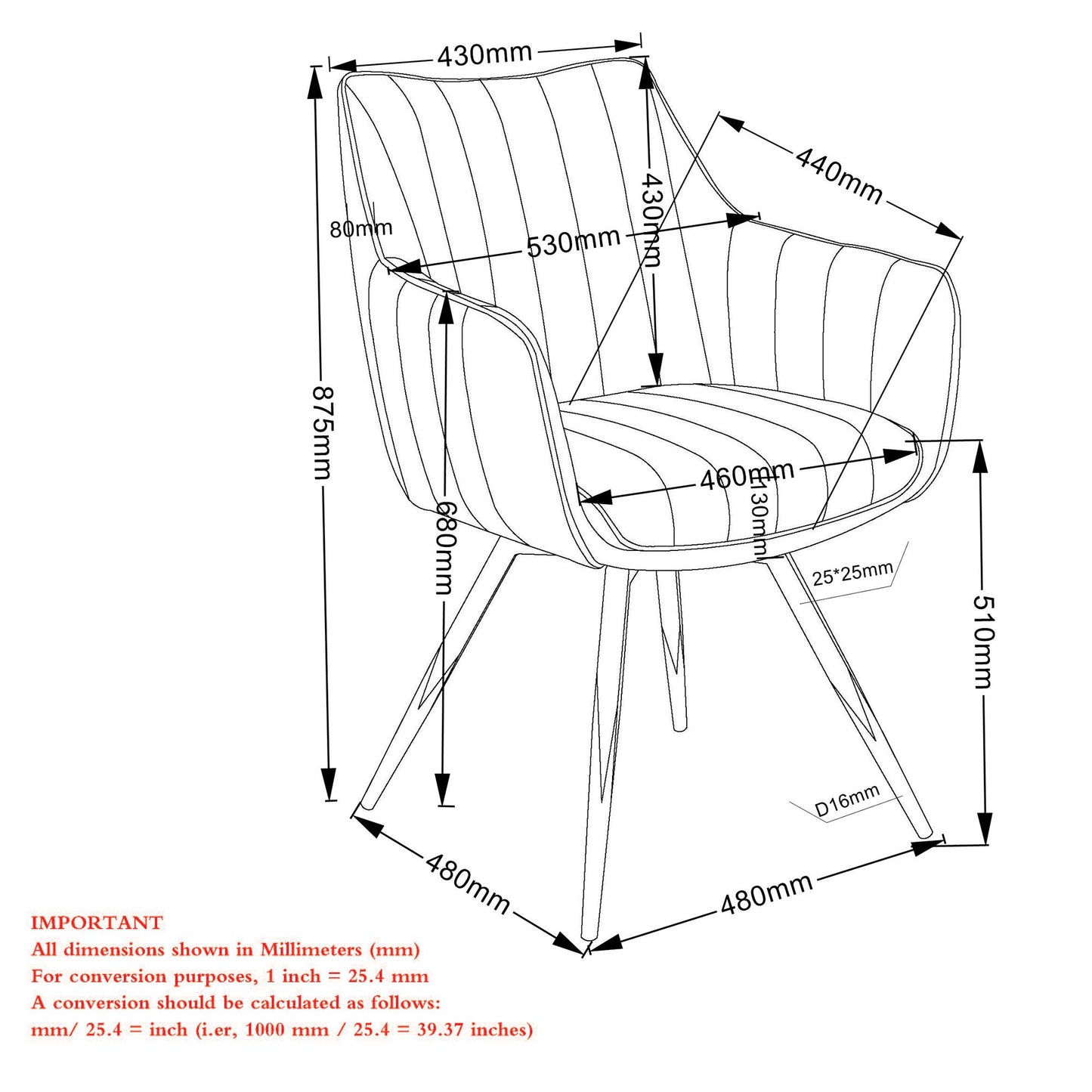 (TALON BLACK- 2 PACK)- LEATHER SWIVEL DINING CHAIRS