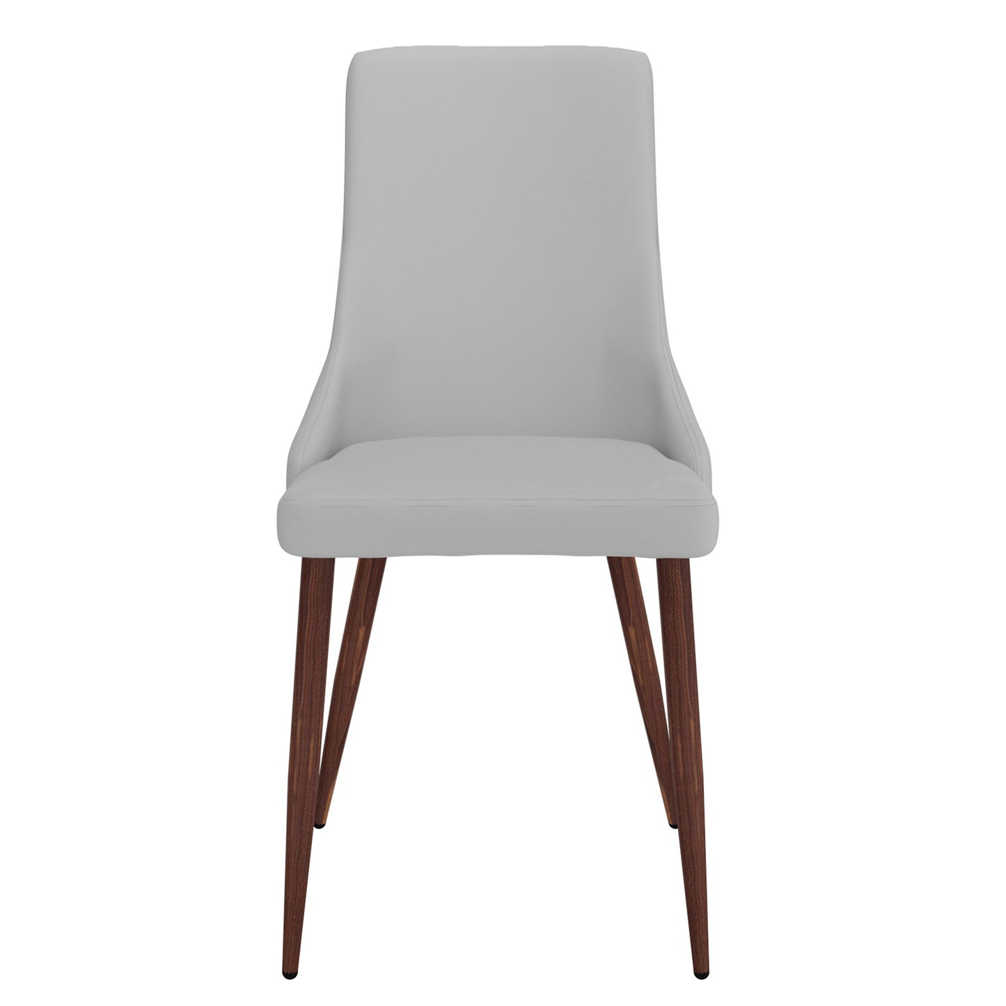 (CORA GREY LEATHER- 2 PACK)- DINING CHAIRS