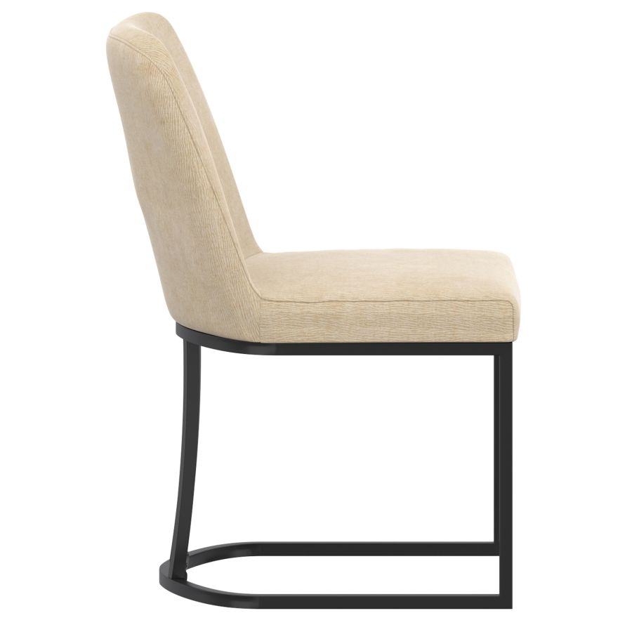 (DARIO BEIGE- 2 PACK)- FABRIC DINING CHAIRS