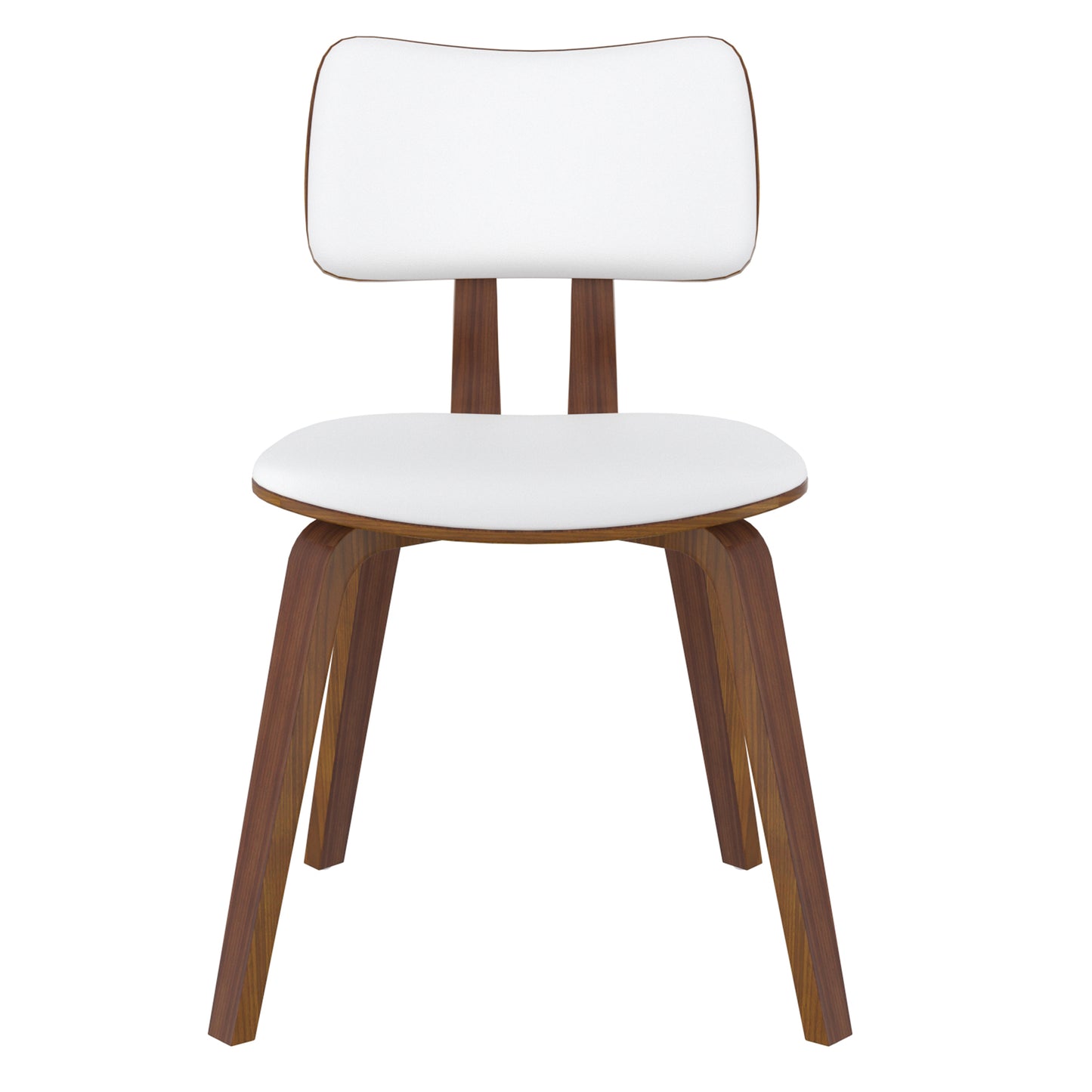 (ZUNI WHITE)- LEATHER DINING CHAIR