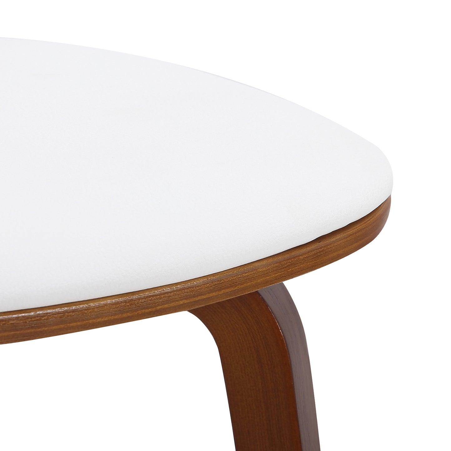 (ZUNI WHITE)- LEATHER DINING CHAIR