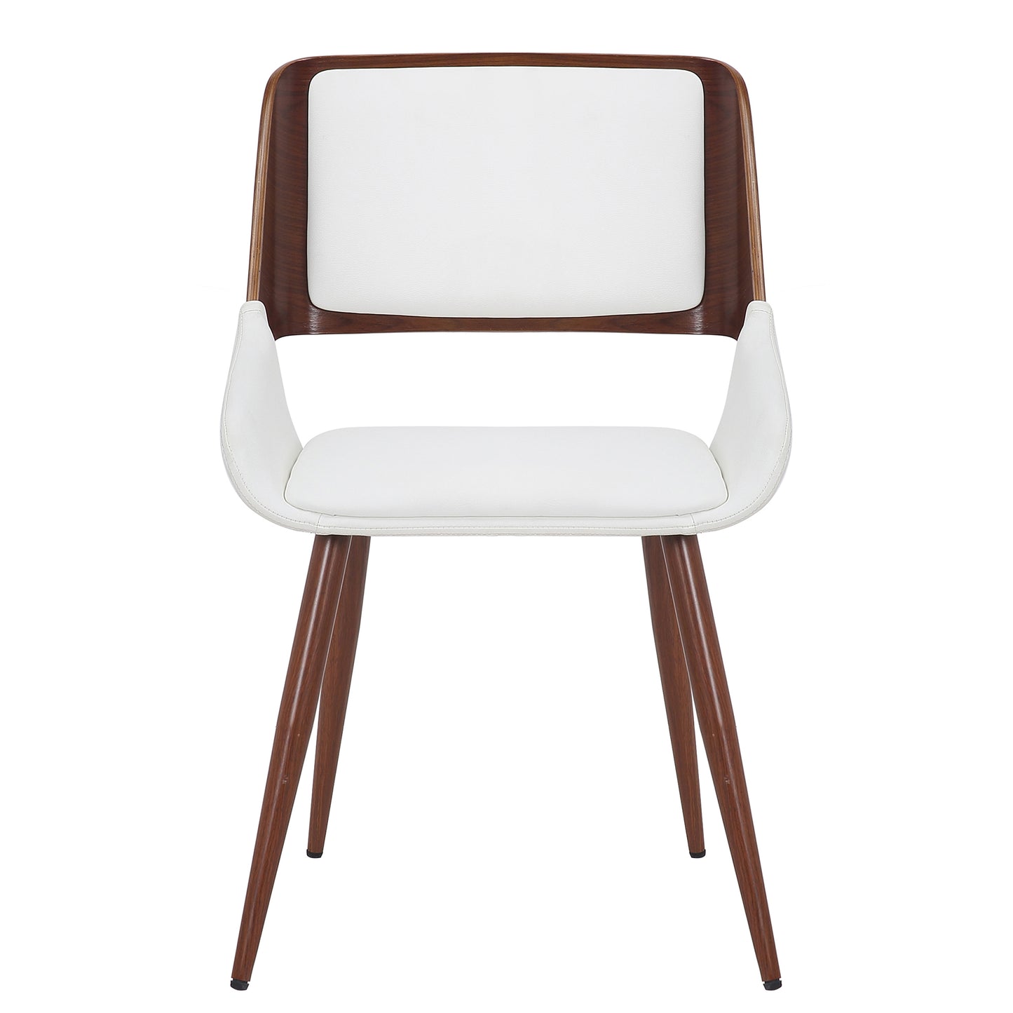 (HUDSON WHITE)- LEATHER DINING CHAIR