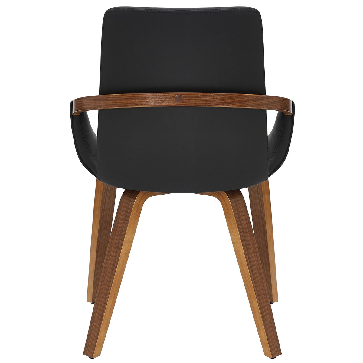 (CASPIAN BLACK- 2 PACK)- LEATHER DINING CHAIRS